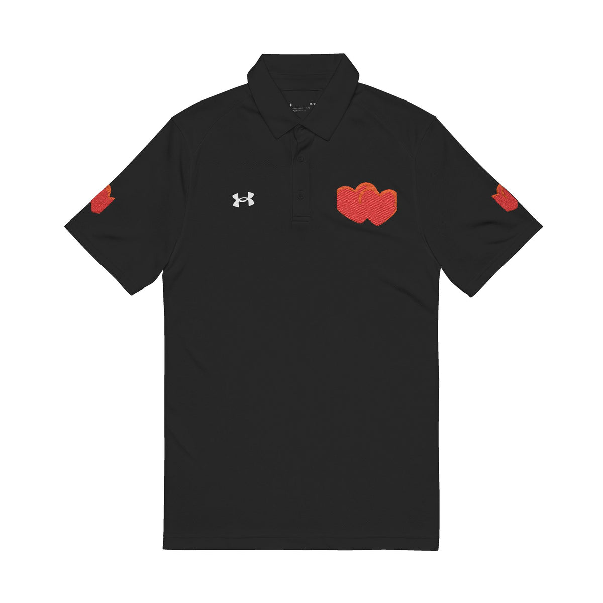Embroidered Red Heart Polo