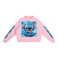 Essential Fleece Mock-Neck Crew Sweatshirt