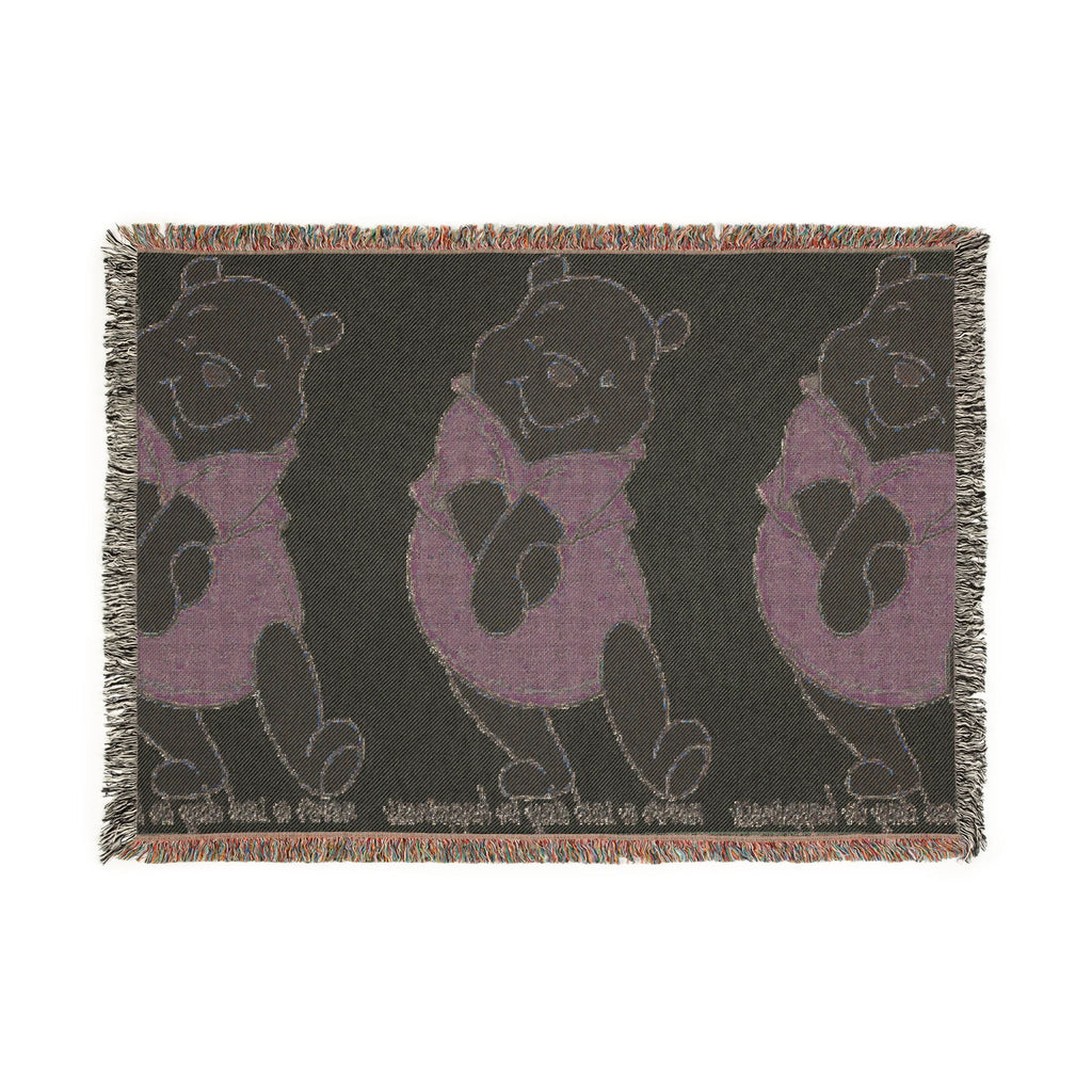 Winnie the Pooh Woven Throw Blanket – Classic Nursery Decor