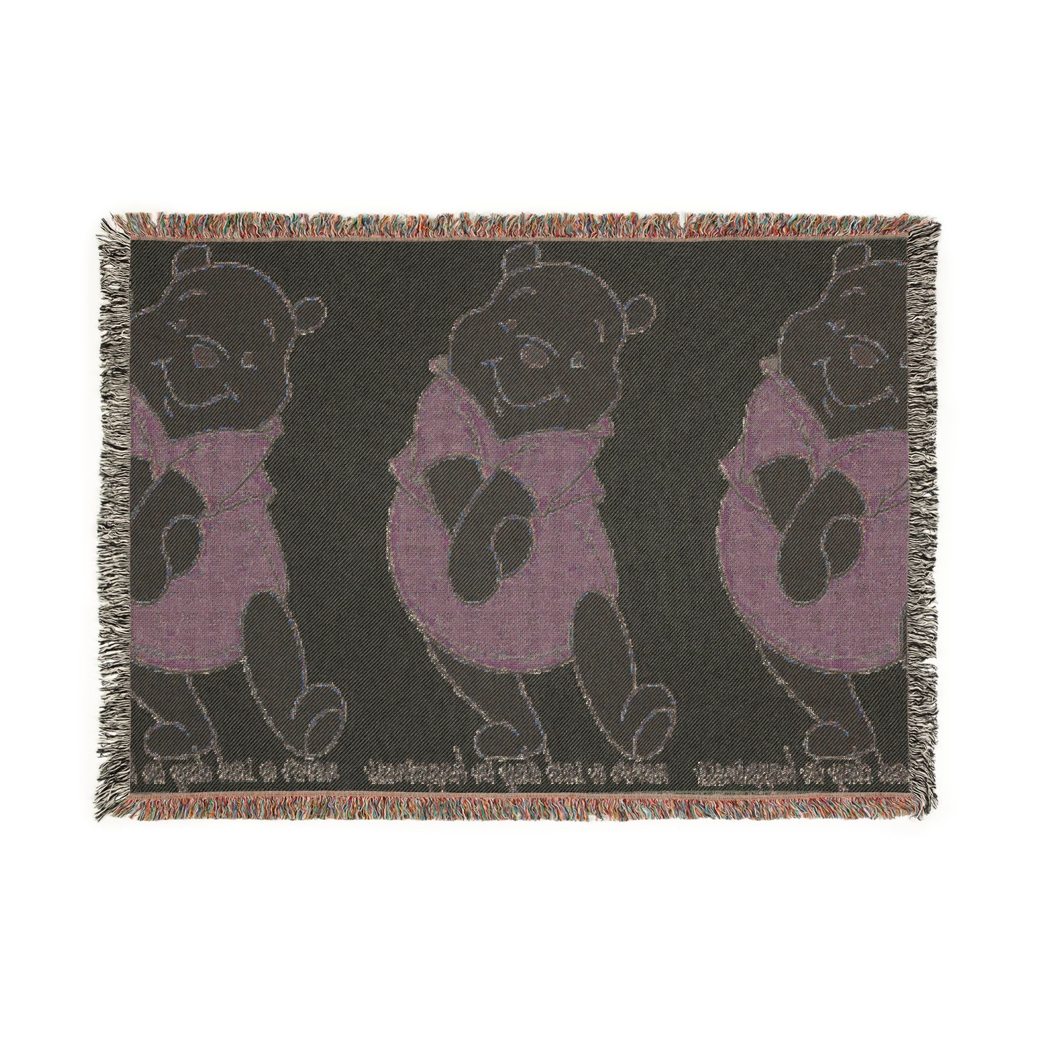 Winnie the Pooh Woven Throw Blanket – Classic Nursery Decor