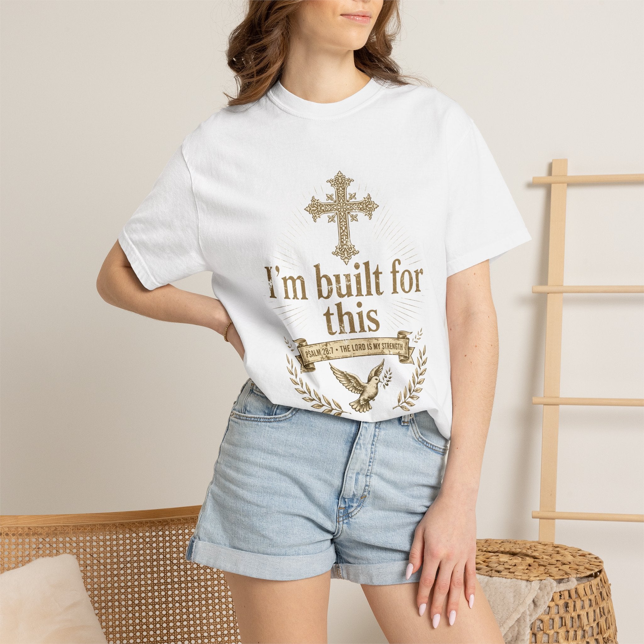Christian 'I'm Built For This' Graphic T-Shirt – Faith Cross Design