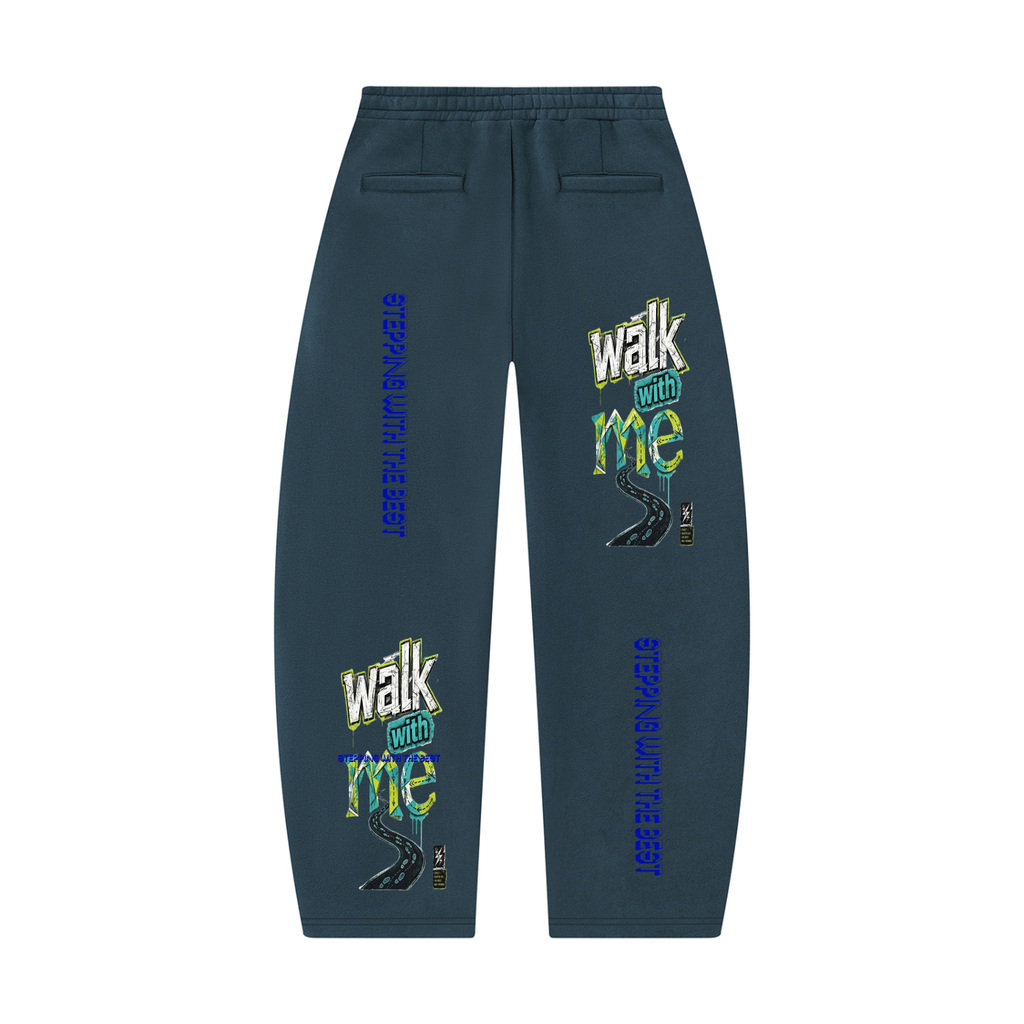 Unisex Barrel Leg Sweatpants