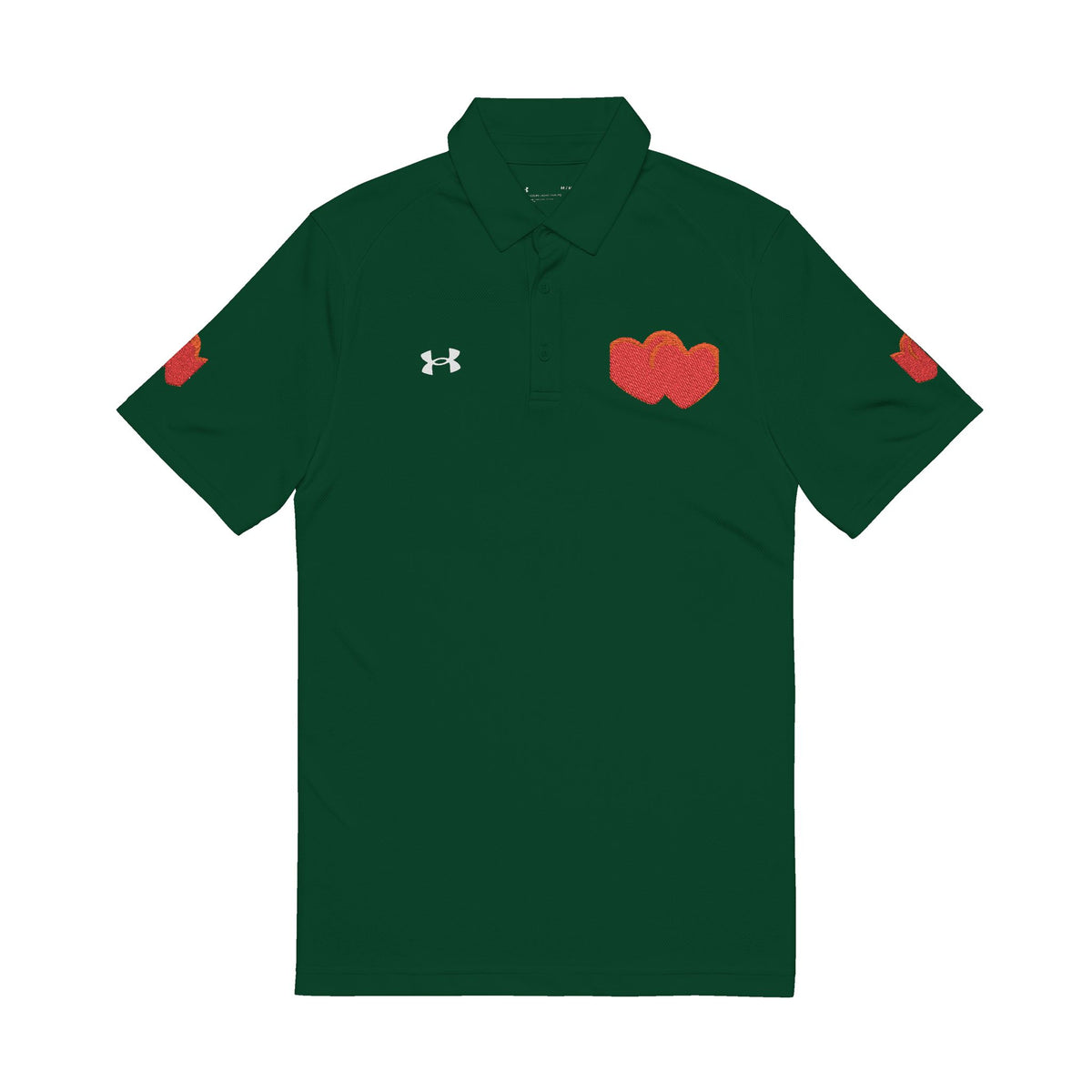 Embroidered Red Heart Polo