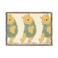 Winnie the Pooh Woven Throw Blanket – Classic Nursery Decor