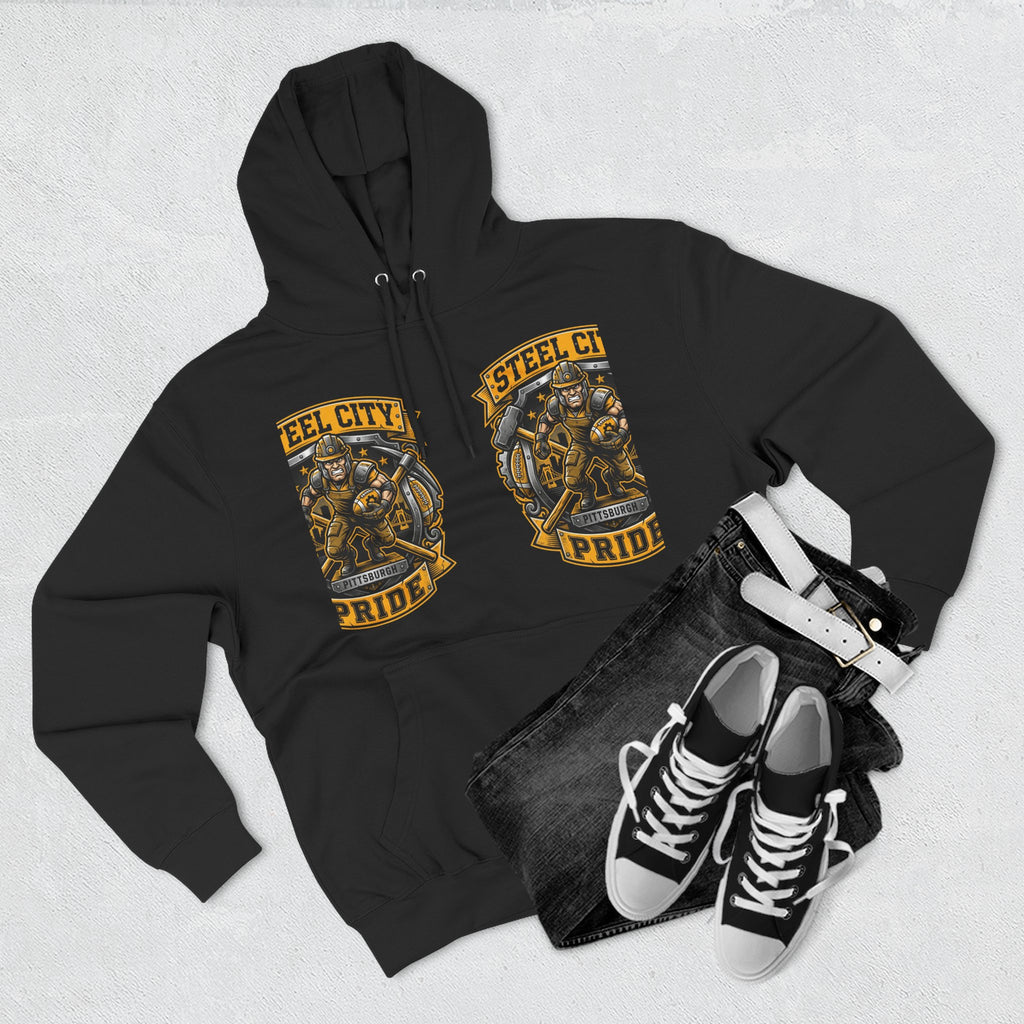 Steel City Pride Hoodie — Vintage Football Champion 88 Pullover