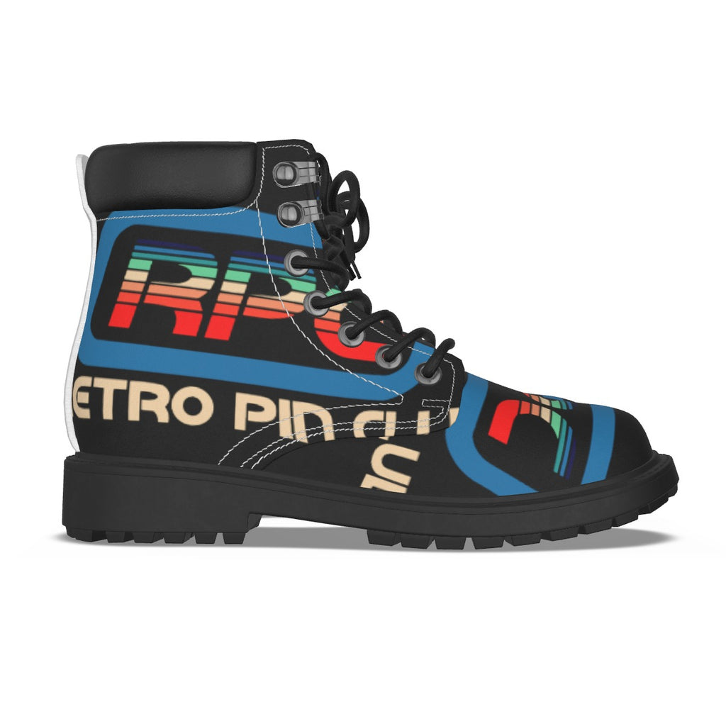 All-Over Print Men's Short Boots