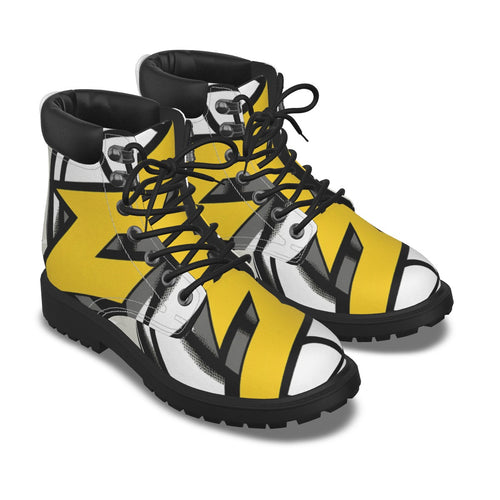 All-Over Print Men's Short Boots