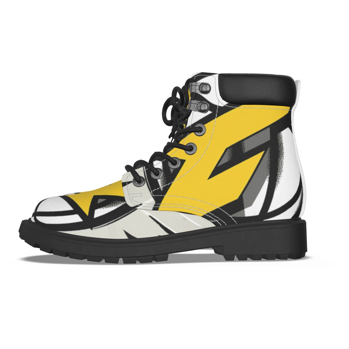 All-Over Print Men's Short Boots