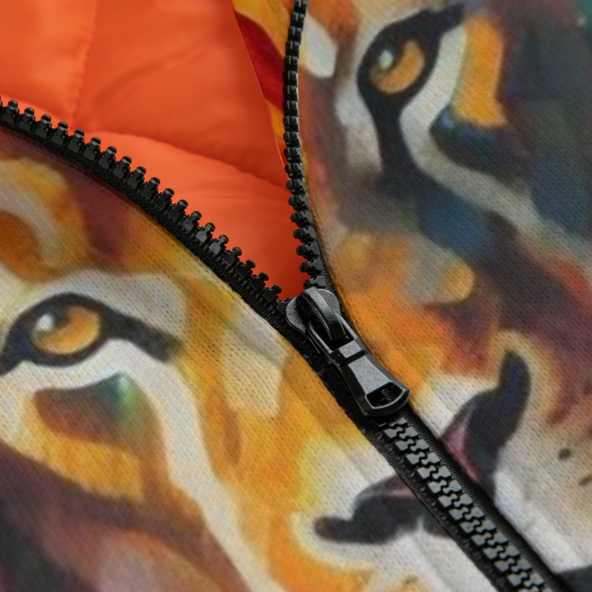 All-Over Print Unisex Knitted Fleece Lapel Outwear