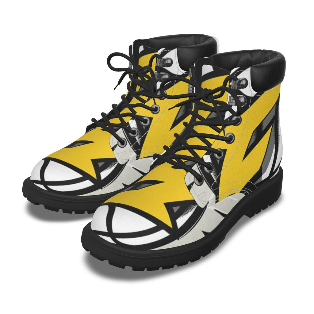 All-Over Print Men's Short Boots