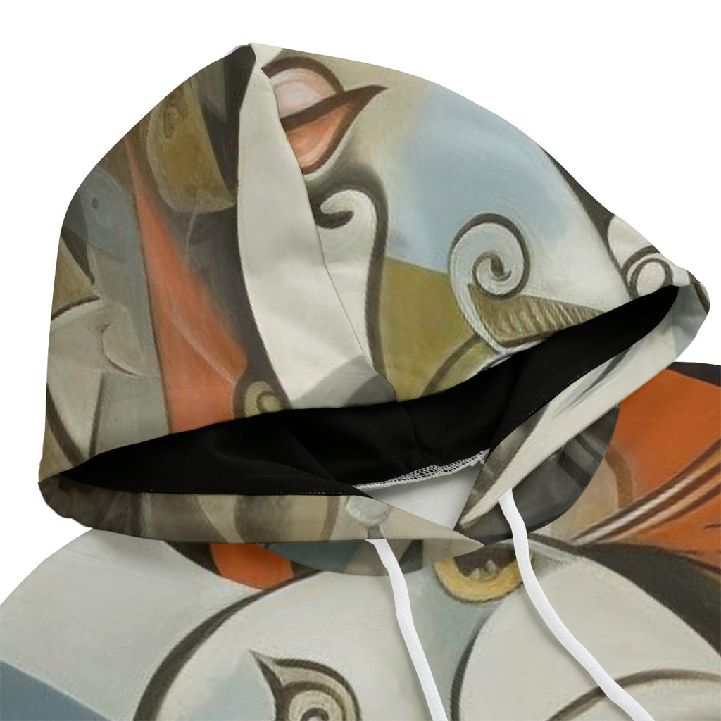 All-Over Print Women's Long Hoodie | Interlock