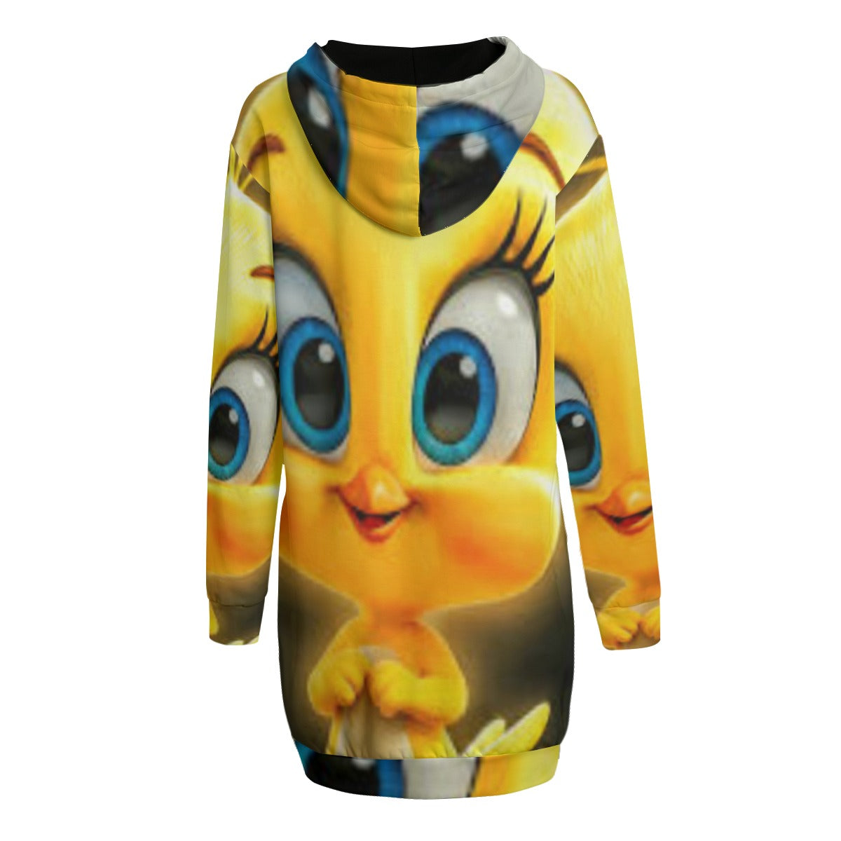 All-Over Print Women's Long Hoodie | Interlock