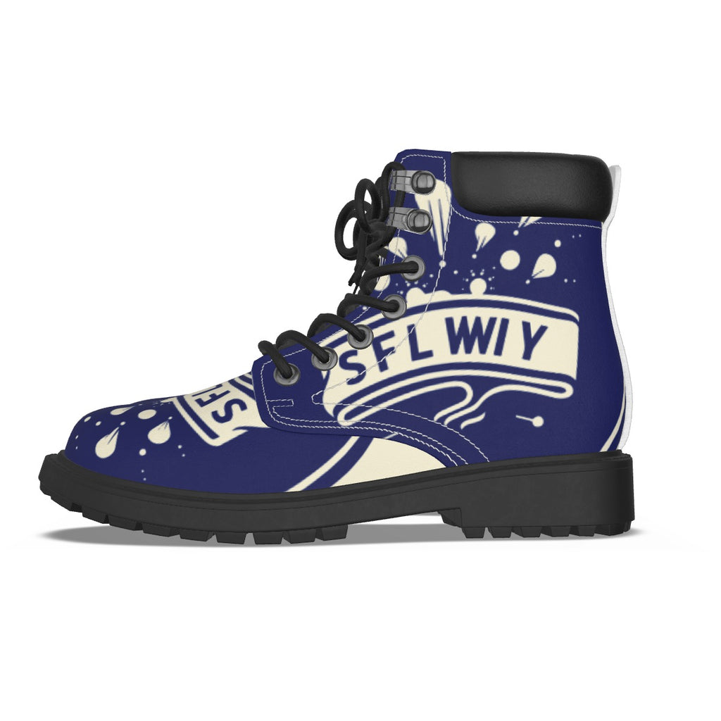 All-Over Print Men's Short Boots