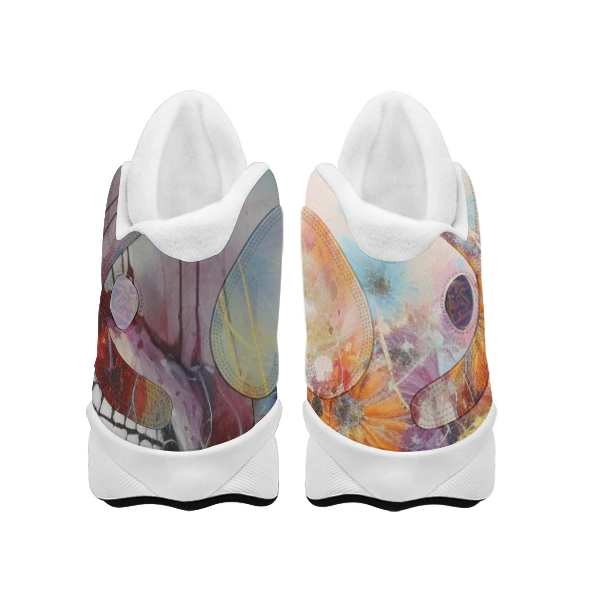 Men's Curved Basketball Shoes With Thick Soles