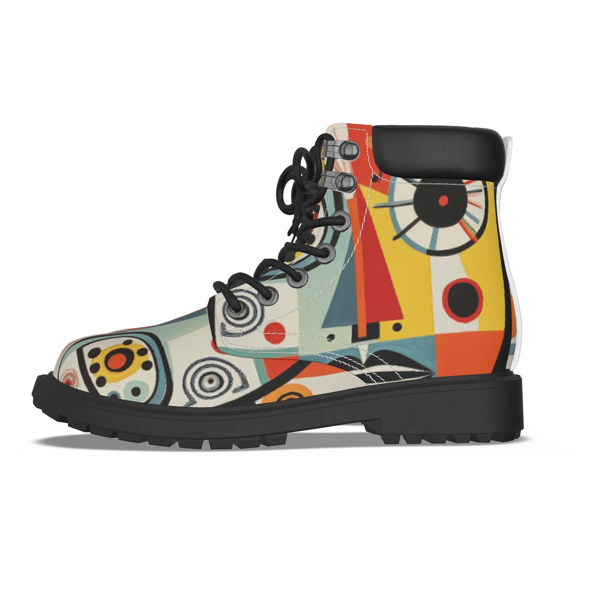 All-Over Print Men's Short Boots