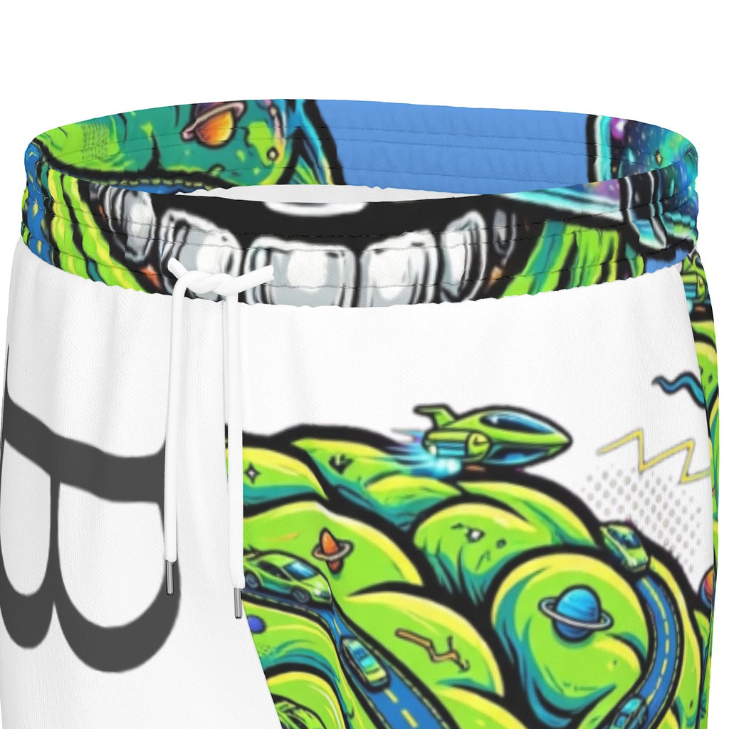 All-Over Print Men's Sweatpants With Waistband