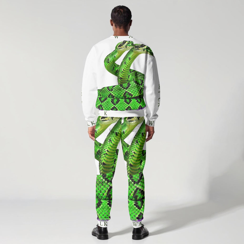 All-Over Print Men's Sports Sweatshirt Suit