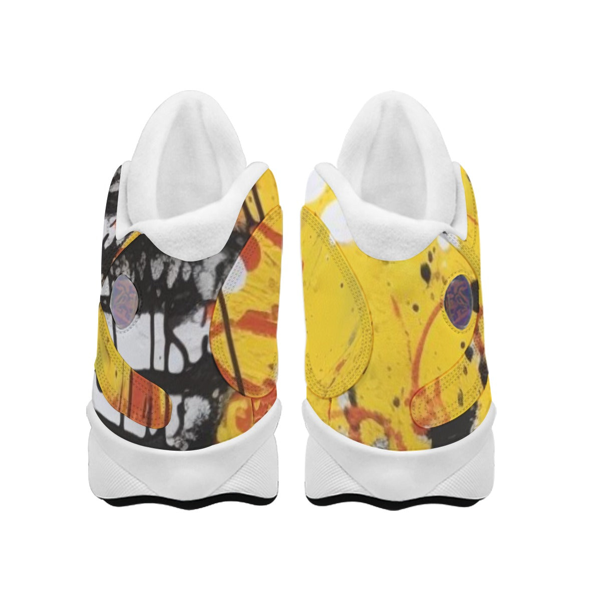 Men's Curved Basketball Shoes With Thick Soles