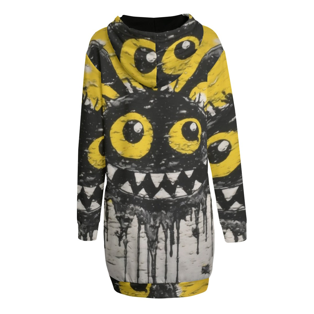 All-Over Print Women's Long Hoodie | Interlock