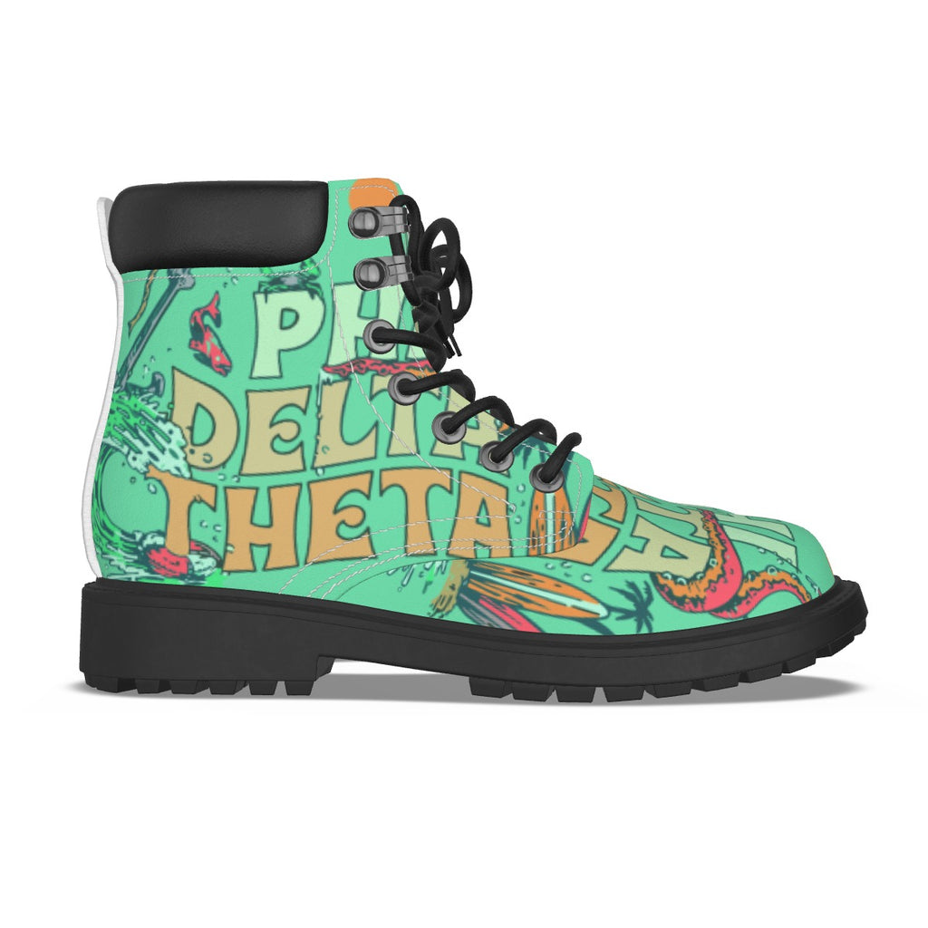 All-Over Print Men's Short Boots