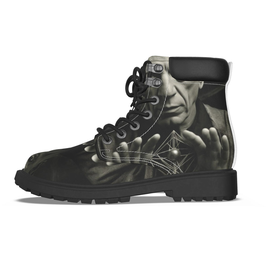 All-Over Print Men's Short Boots