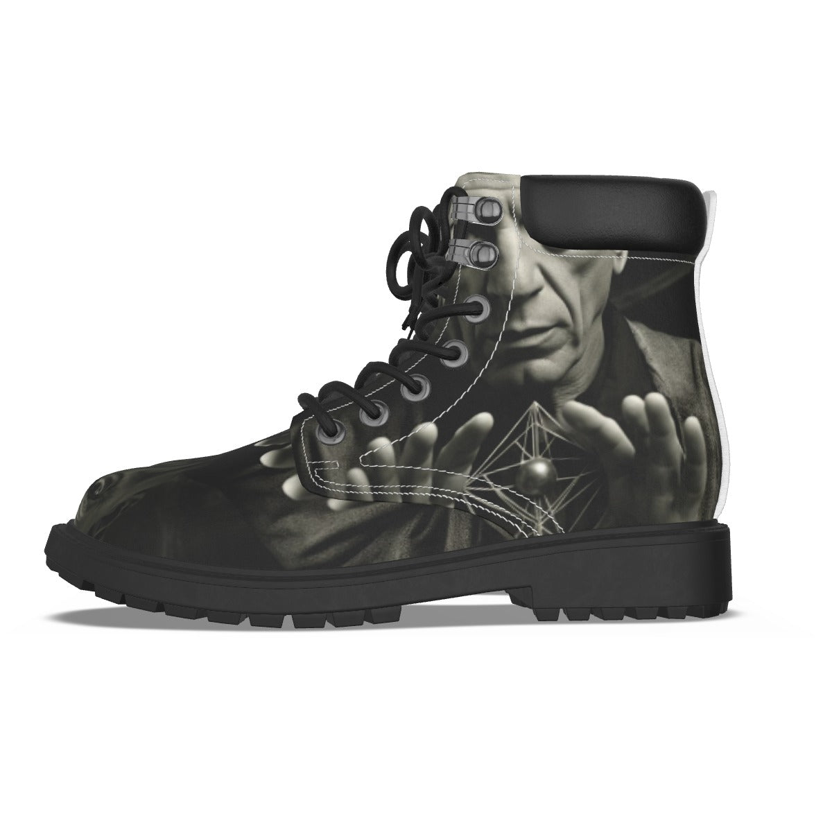 All-Over Print Men's Short Boots