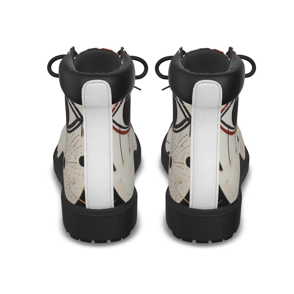 All-Over Print Men's Short Boots