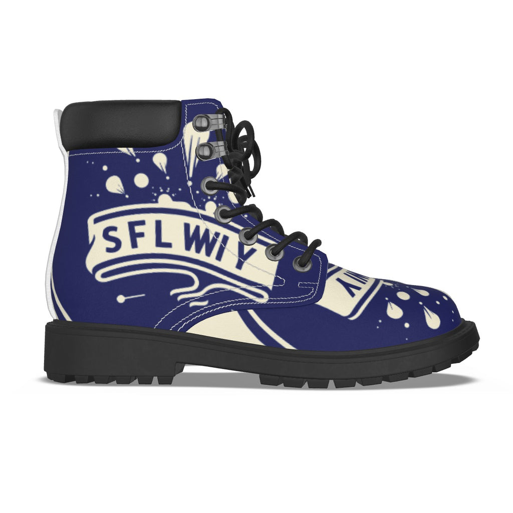 All-Over Print Men's Short Boots