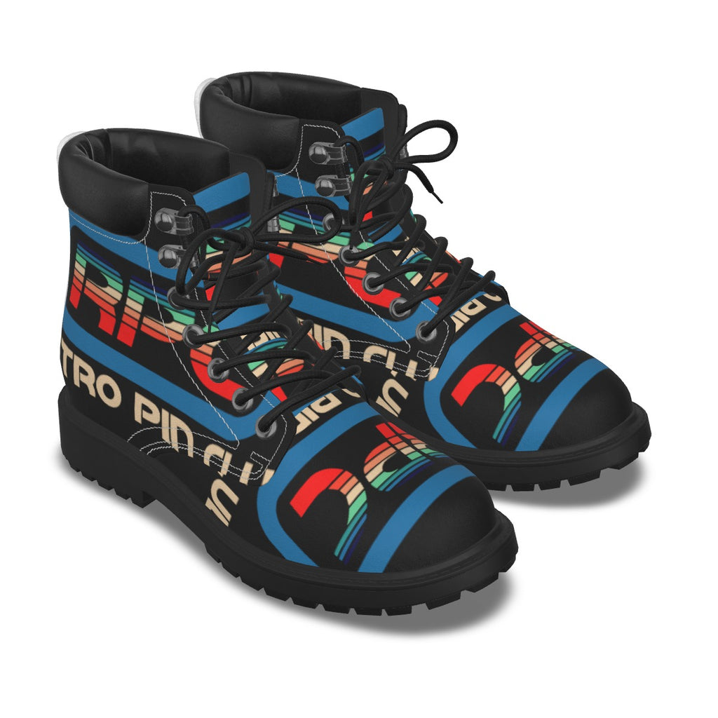 All-Over Print Men's Short Boots