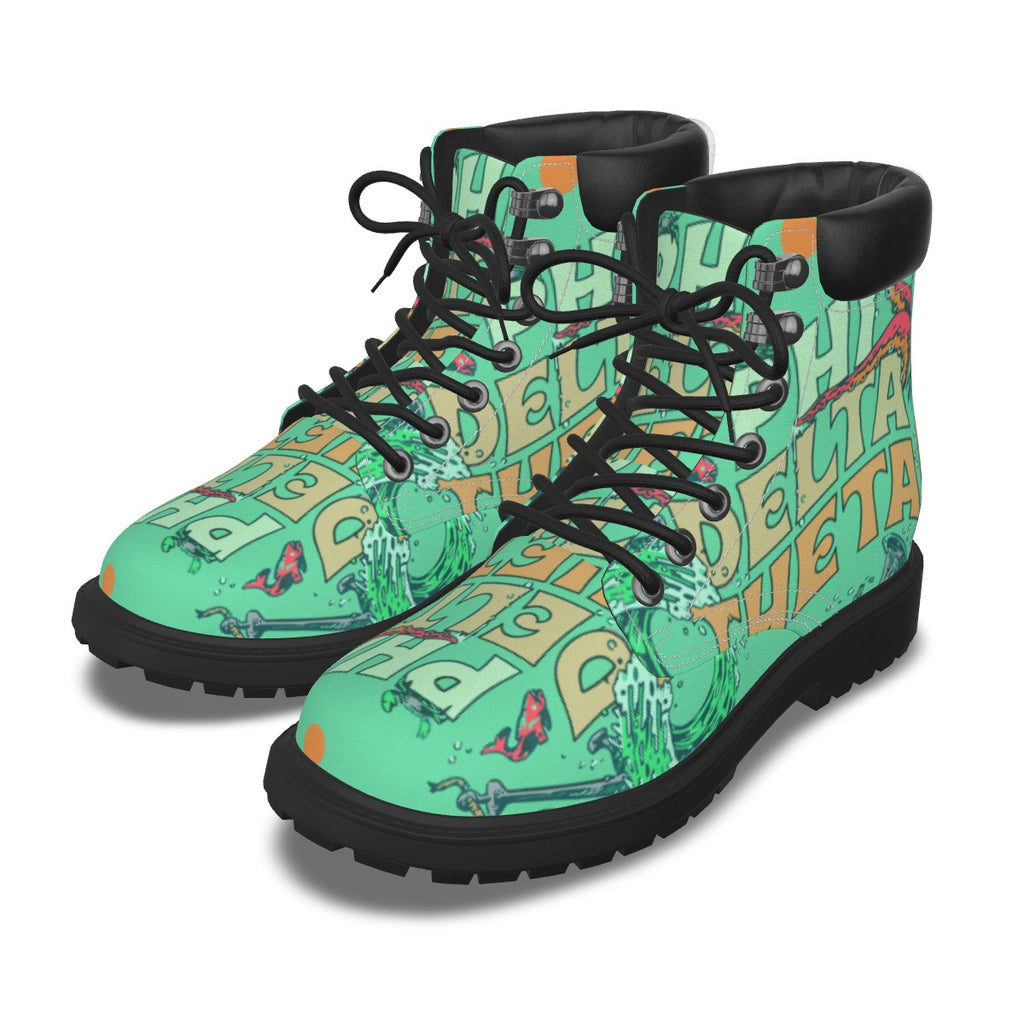 All-Over Print Men's Short Boots