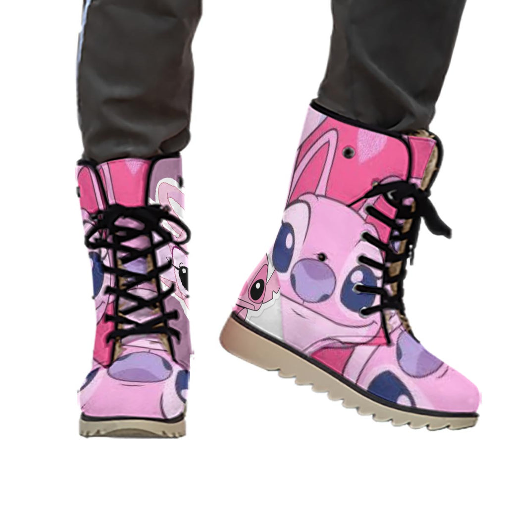All-Over Print Women's Plush Boots