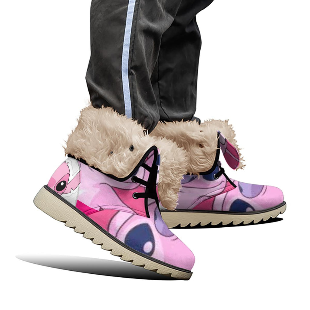 All-Over Print Women's Plush Boots