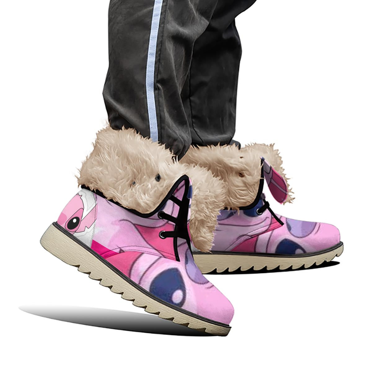 All-Over Print Women's Plush Boots