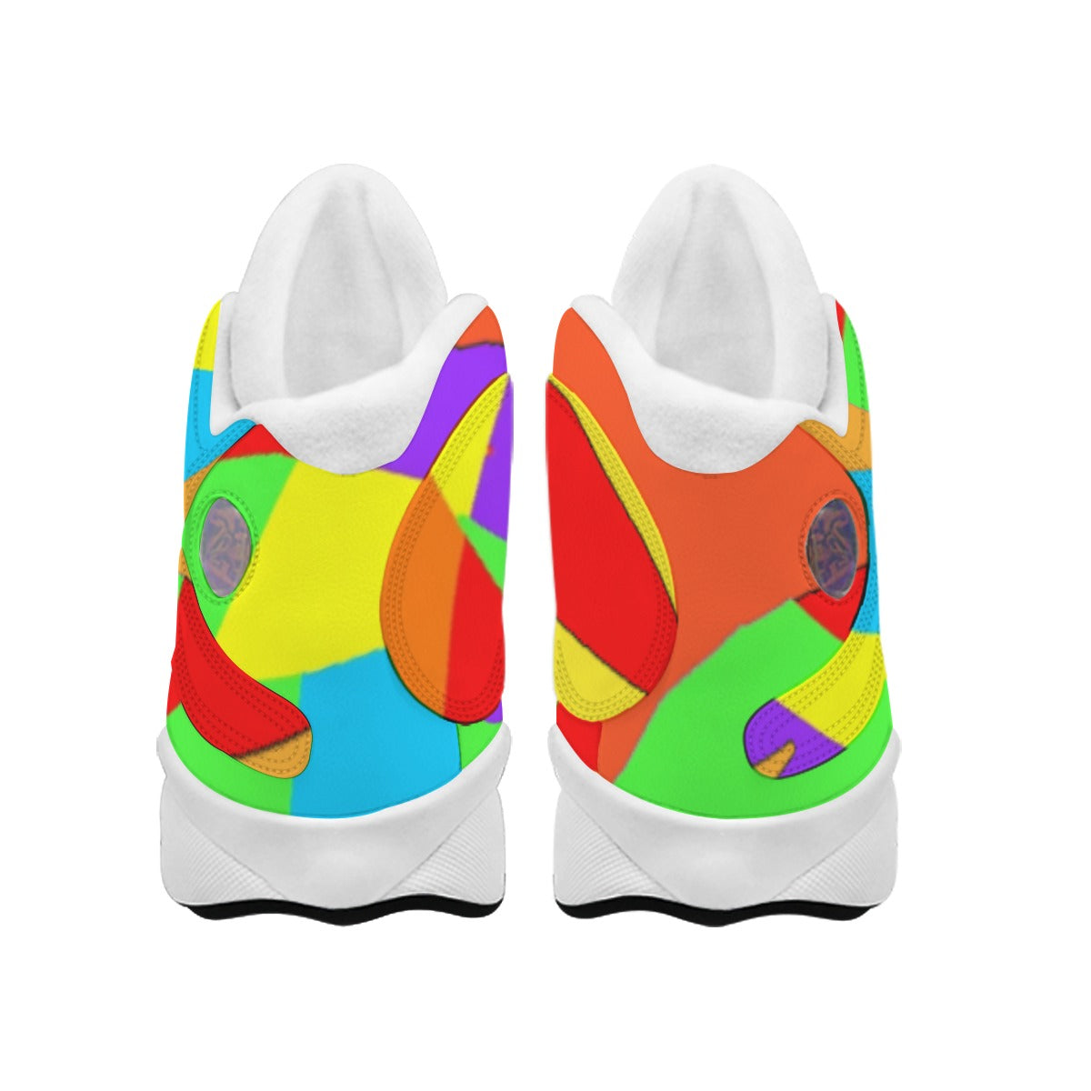 Men's Curved Basketball Shoes With Thick Soles