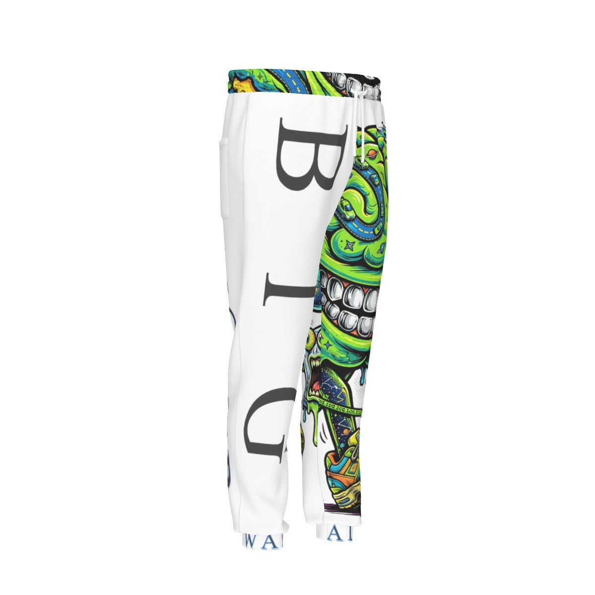 All-Over Print Men's Sweatpants With Waistband
