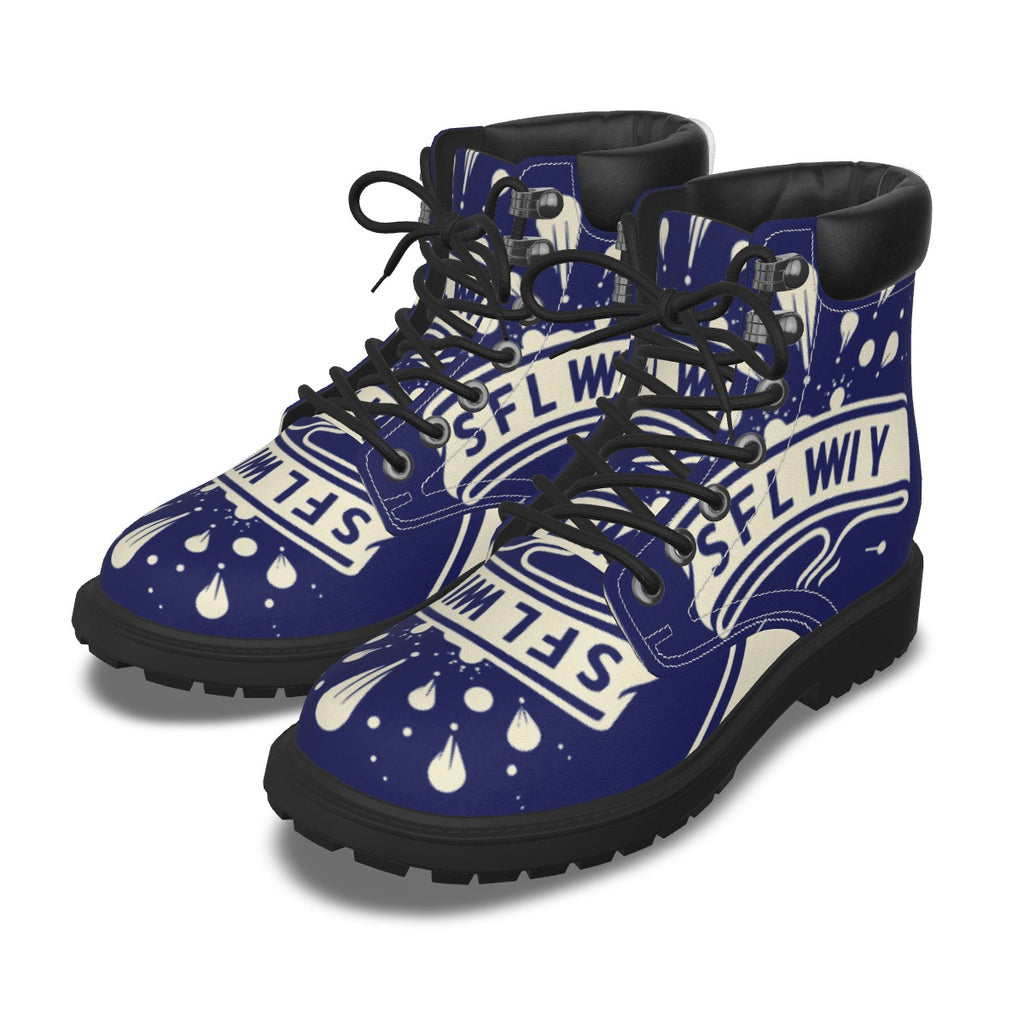 All-Over Print Men's Short Boots
