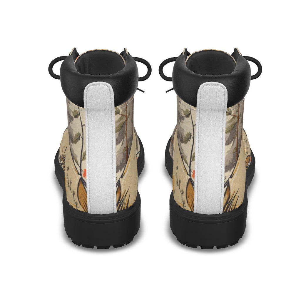 All-Over Print Men's Short Boots