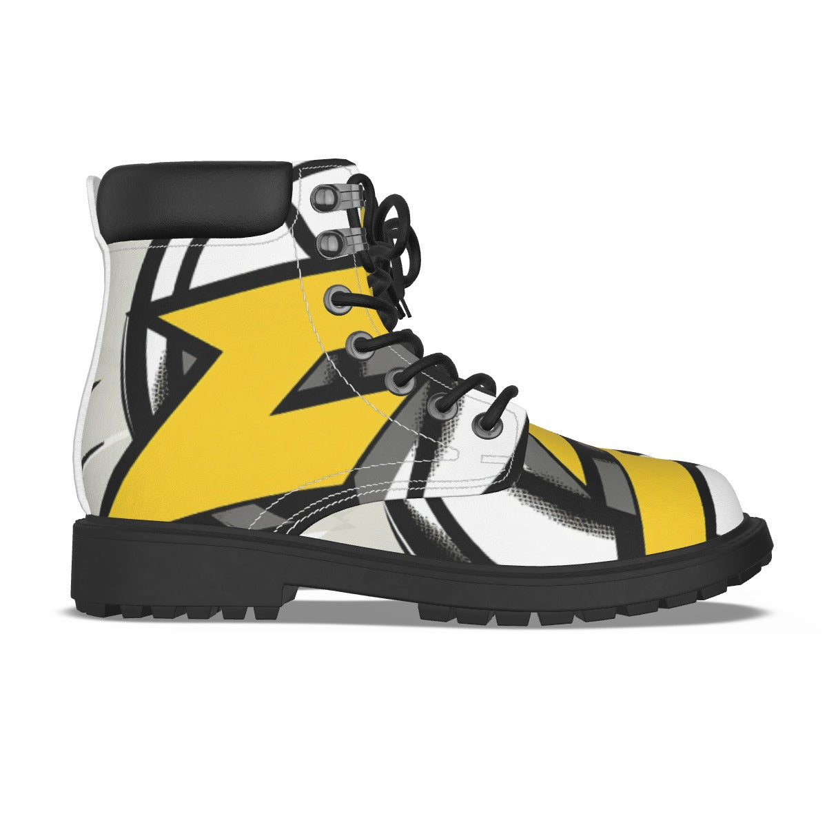All-Over Print Men's Short Boots