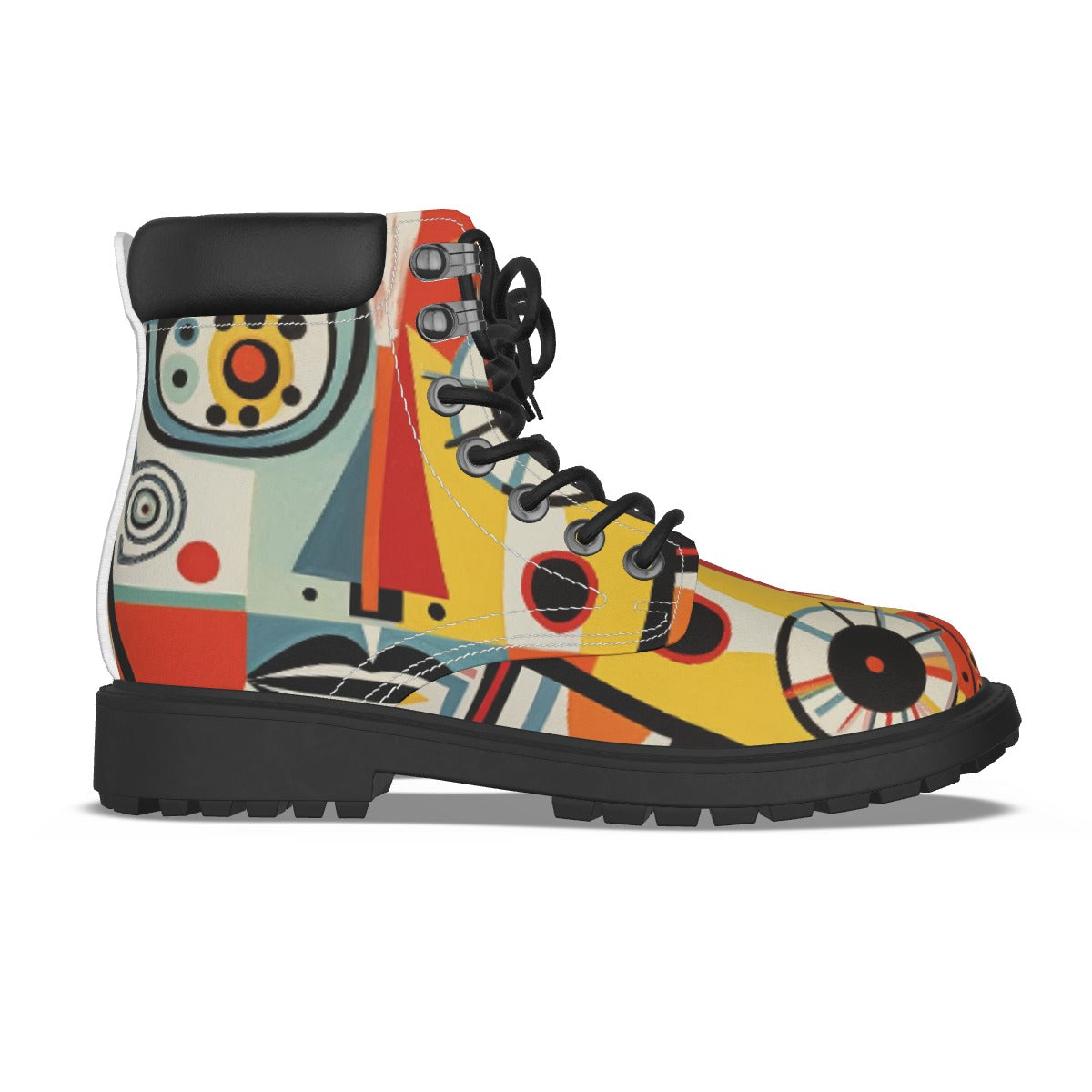 All-Over Print Men's Short Boots