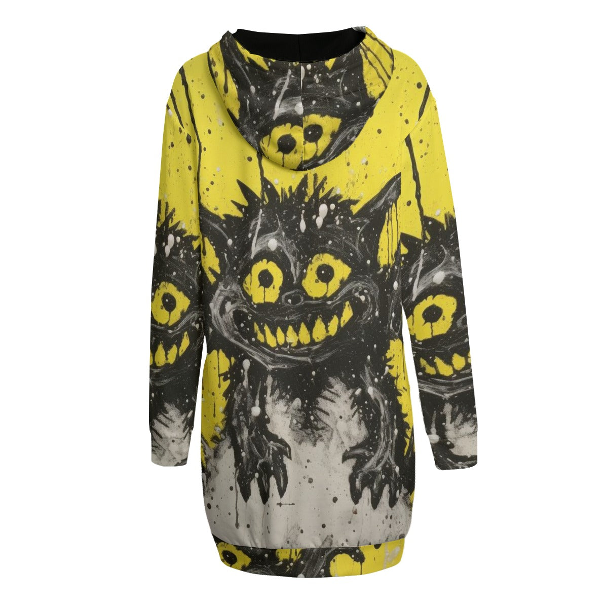 All-Over Print Women's Long Hoodie | Interlock