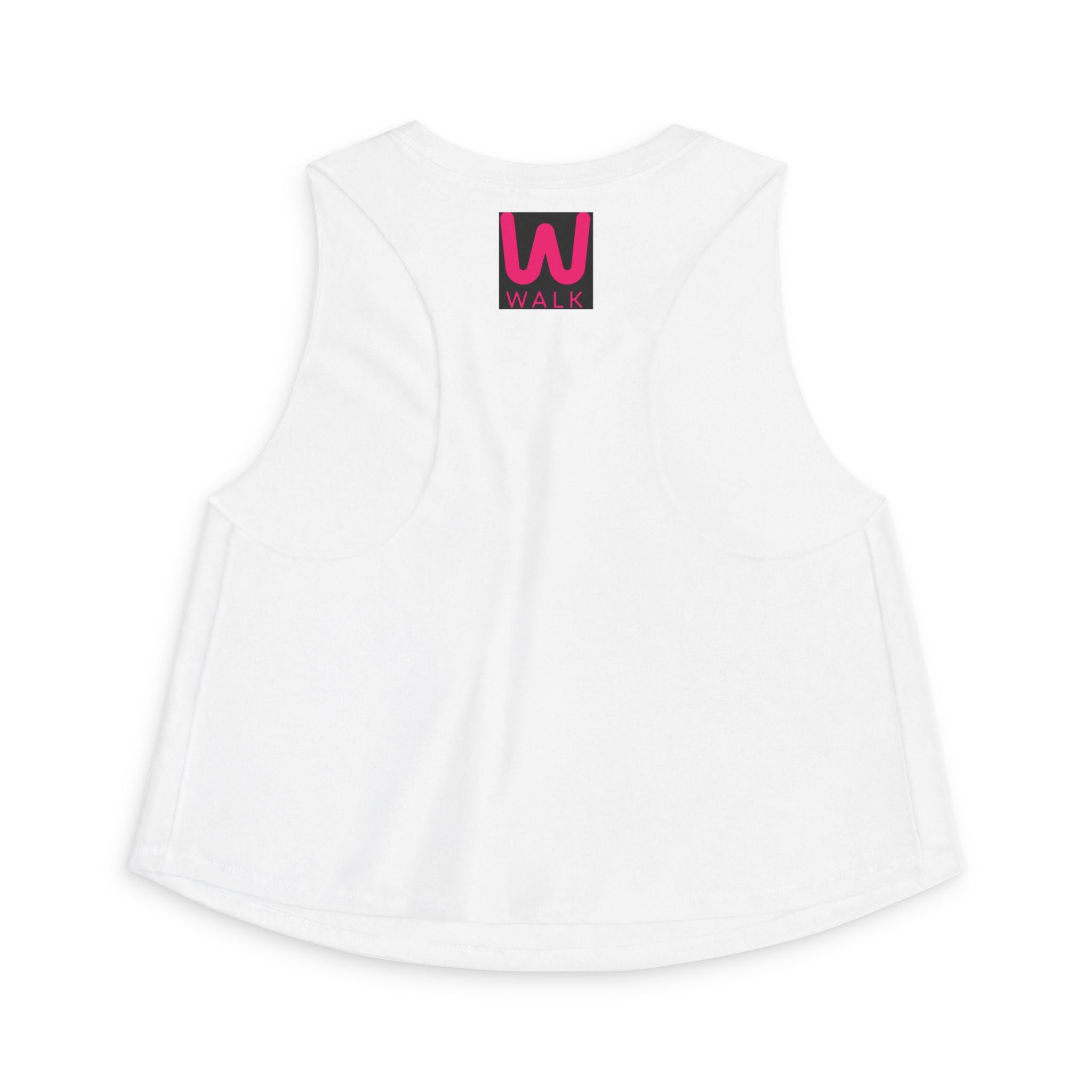 Purple Heart Crop Top — Women's Cute Minimal Heart Graphic Tank