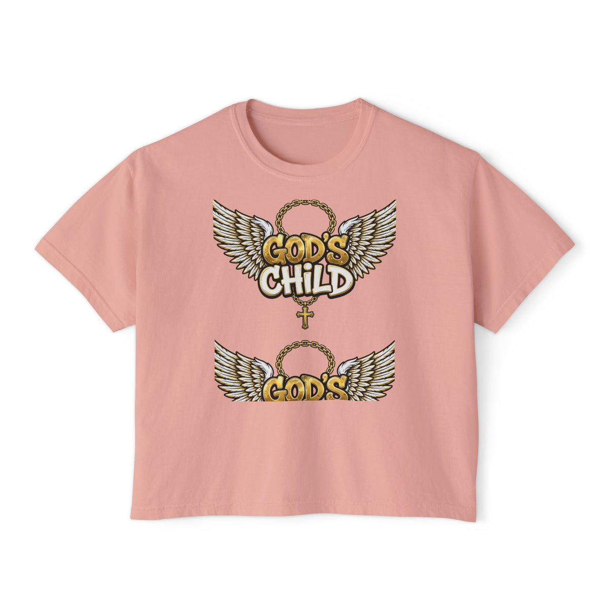 God's Child Boxy Tee — Earth & Unity Graphic Women's Shirt