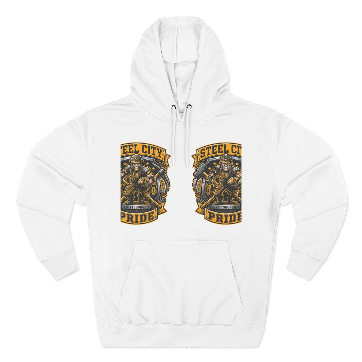Steel City Pride Hoodie — Vintage Football Champion 88 Pullover
