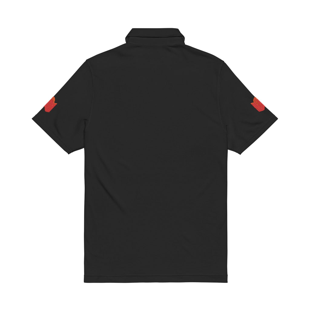 Embroidered Red Heart Polo