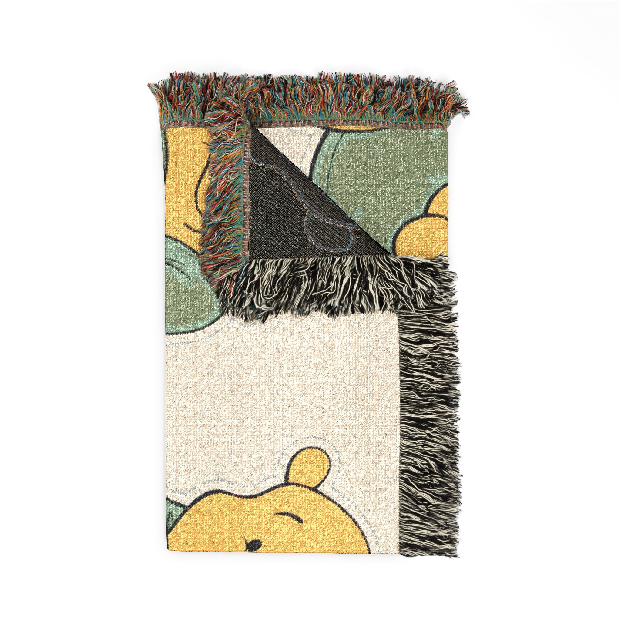 Winnie the Pooh Woven Throw Blanket – Classic Nursery Decor