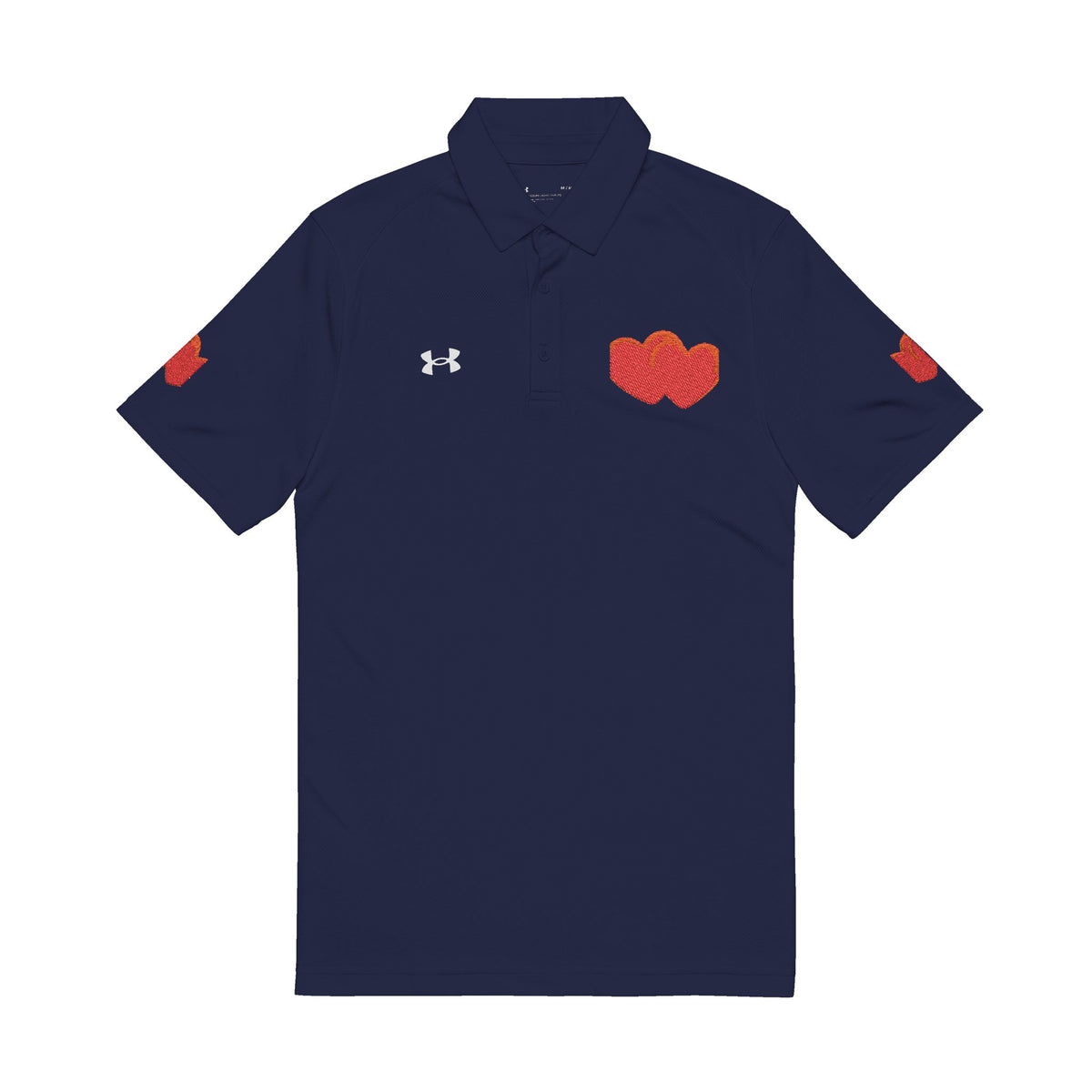 Embroidered Red Heart Polo