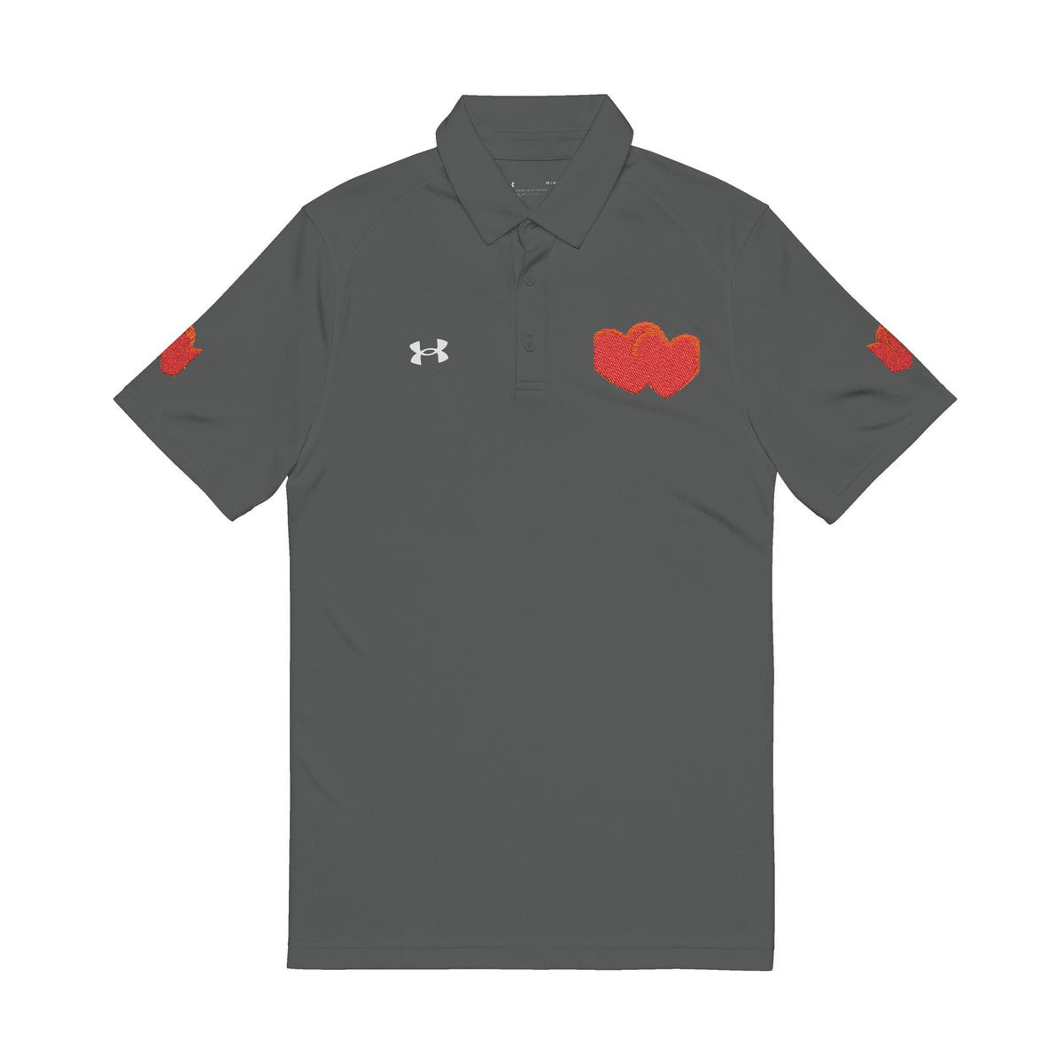 Embroidered Red Heart Polo