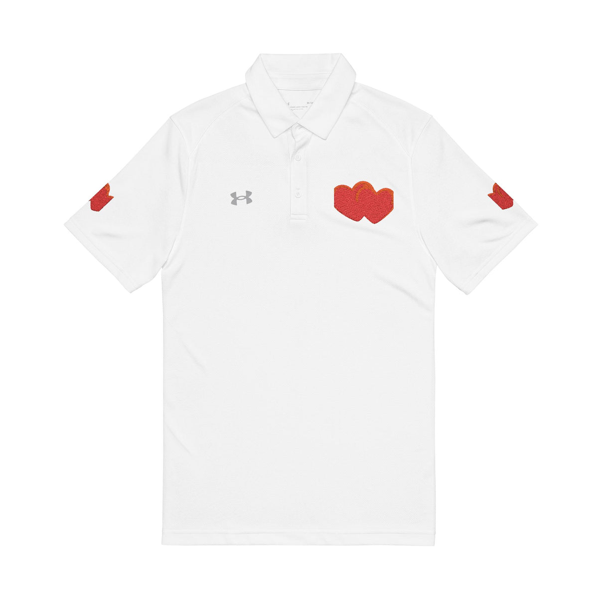 Embroidered Red Heart Polo