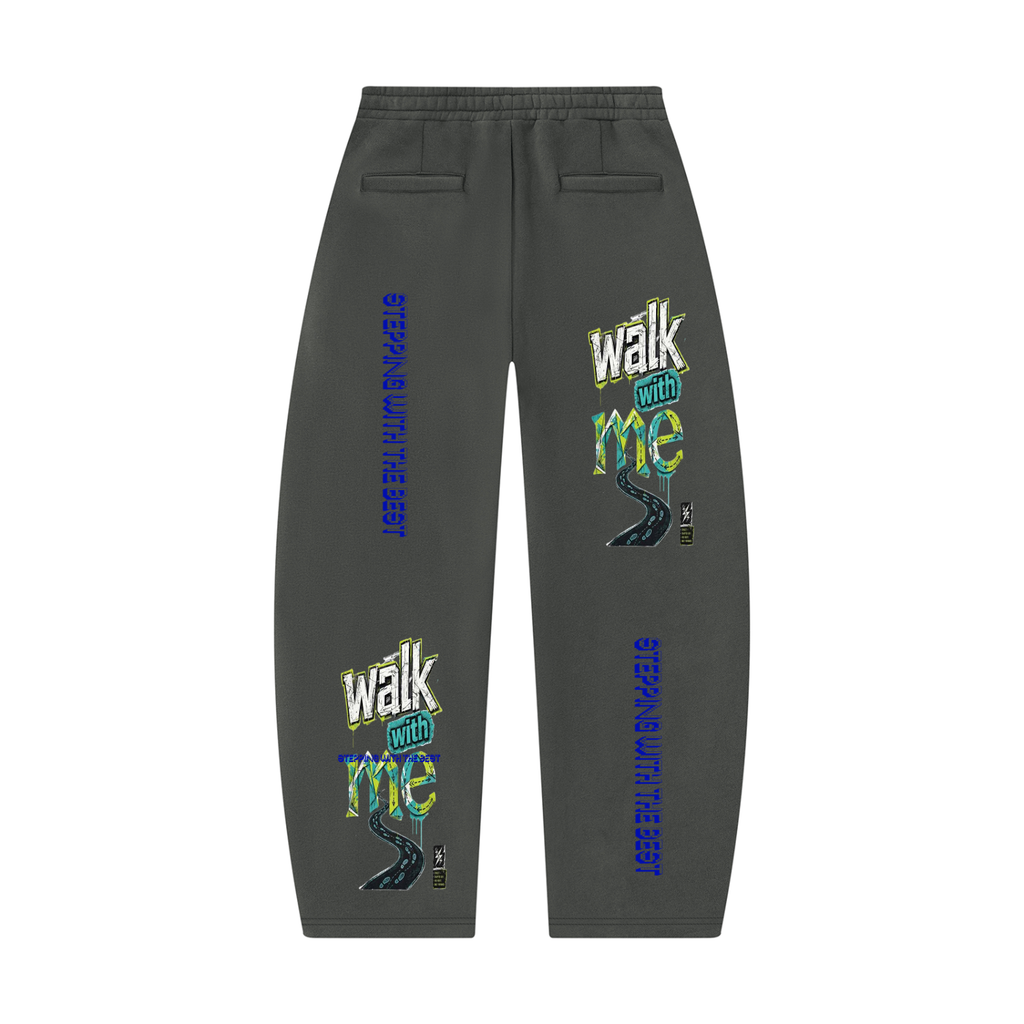 Unisex Barrel Leg Sweatpants