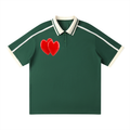 Unisex Contrast Piping Polo Shirt